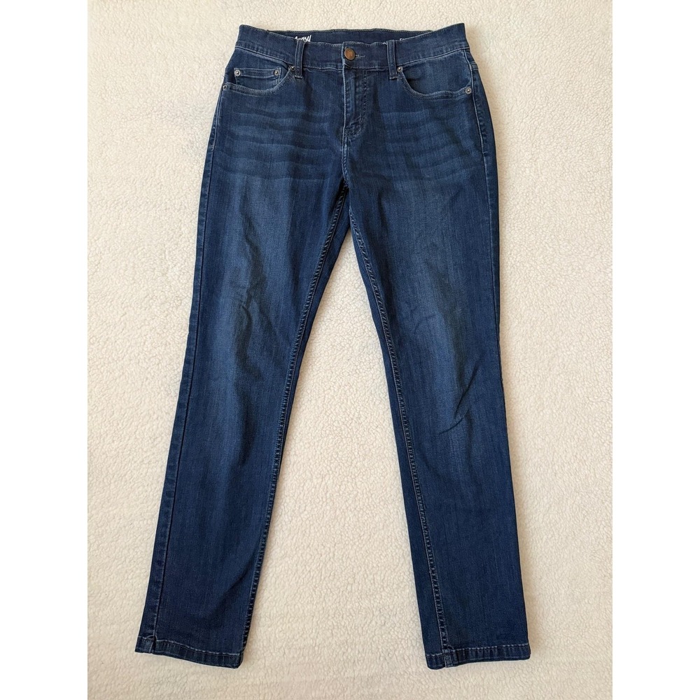 Mugsy Fultons Jeans Mens 31x32 Blue Medium Wash Slim Straight Stretch Denim